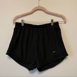 Black Nike athletic shorts